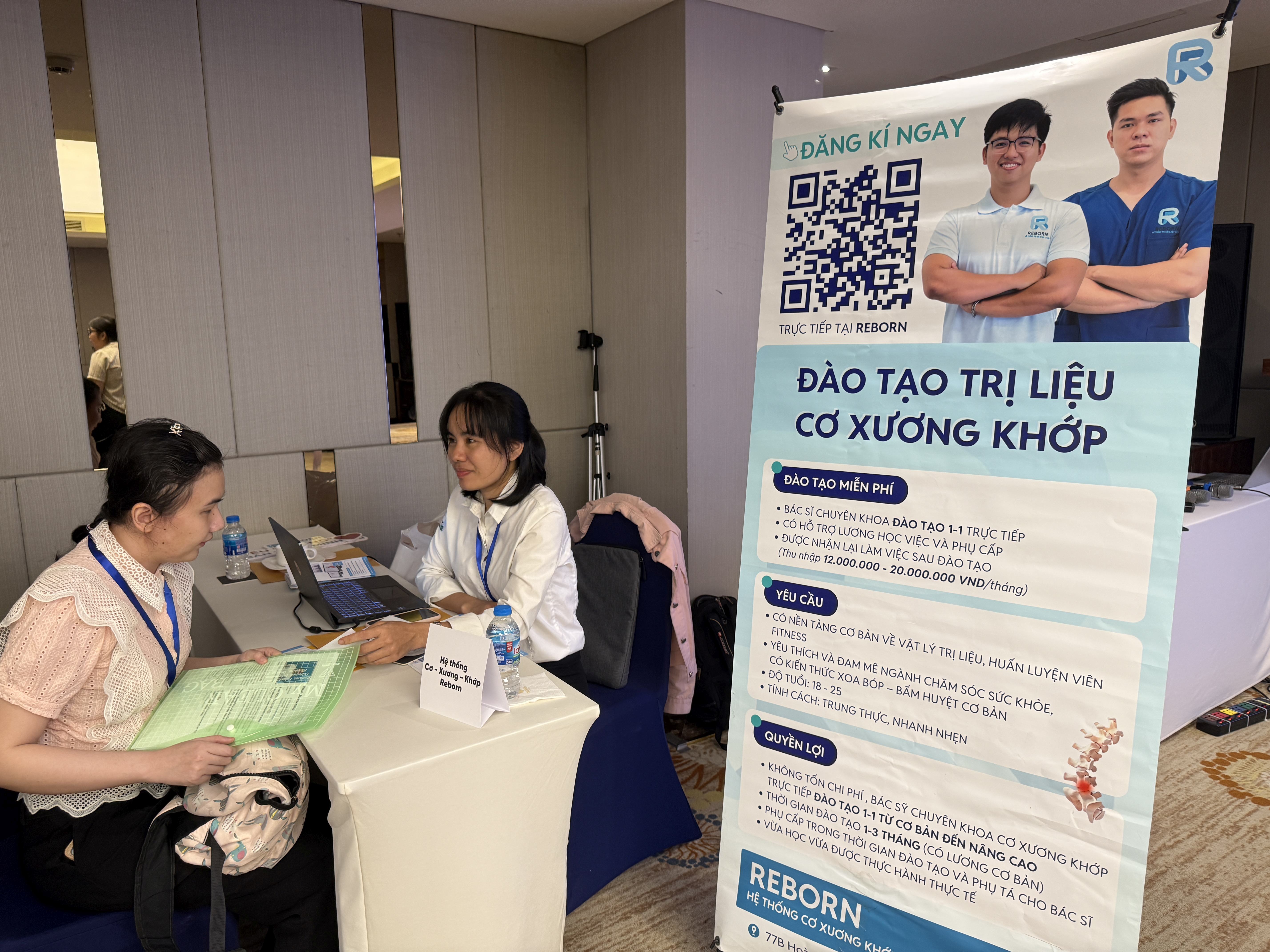 Reborn Musculoskeletal System booth