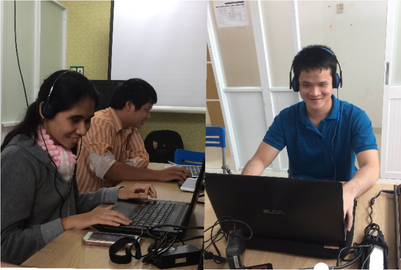 Visually impaired students found their jobs after attending training courses conducted by Sao Mai