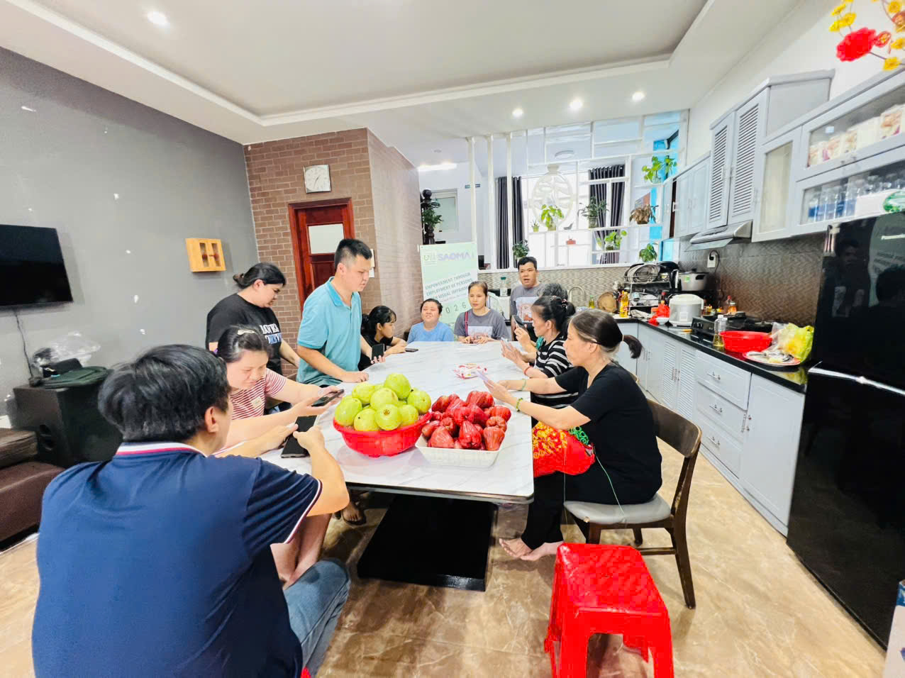 Học viên được chia sẻ kinh nghiệm nấu ăn