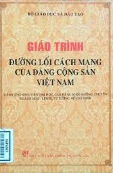 GIÁO TRÌNH ĐƯỜNG LỐI CÁCH MẠNG CỦA ĐẢNG CSVN