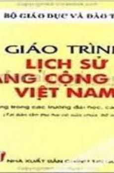 GIÁO TRÌNH LỊCH SỬ ĐẢNG CỘNG SẢN VIỆT NAM