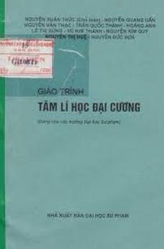 GIÁO TRÌNH TÂM LÝ HỌC ĐẠI CƯƠNG