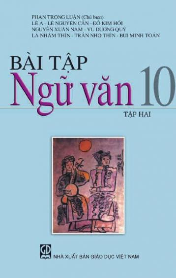 BÀI TẬP NGỮ VĂN 10 - TẬP HAI