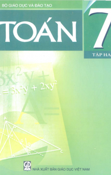 TOÁN 7 - TẬP HAI