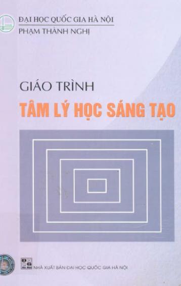 GIÁO TRÌNH TÂM LÝ HỌC SÁNG TẠO