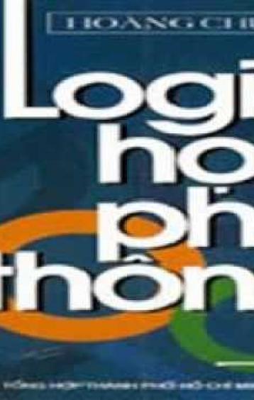 LOGIC HỌC PHỔ THÔNG