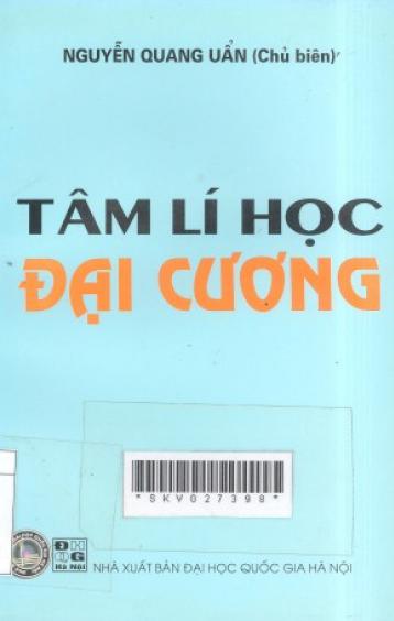 TÂM LÝ HỌC ĐẠI CƯƠNG