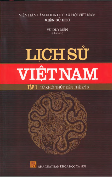 LỊCH SỬ VIỆT NAM – TẬP 1