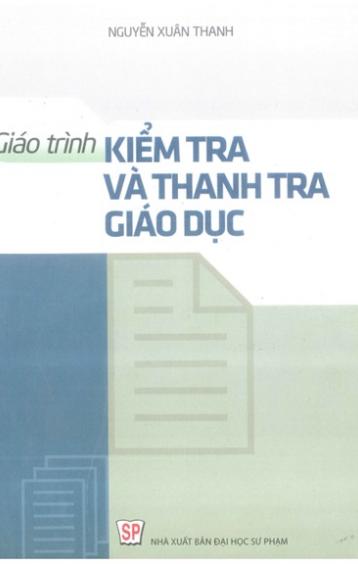 GIÁO TRÌNH KIỂM TRA VÀ THANH TRA GIÁO DỤC