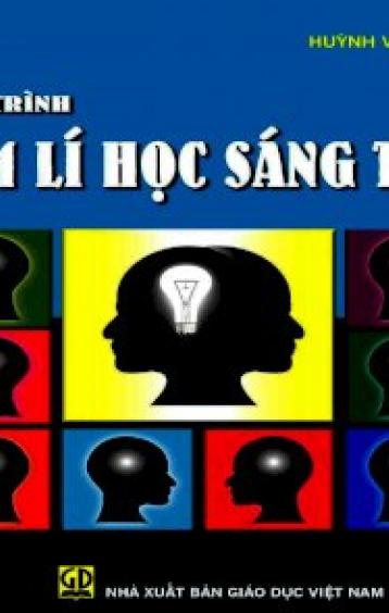 Giáo Trình Tâm Lý Học Sáng Tạo