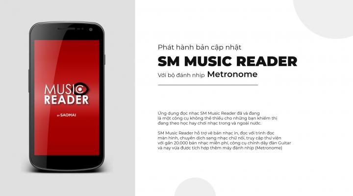 Logo SM Music Reader Với Bộ Đánh Nhịp Metronome