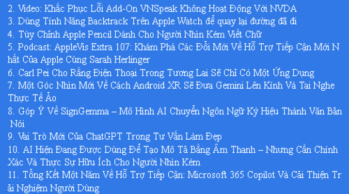 Bản Tin Công Nghệ Trợ Giúp Ngày 31/05/2025