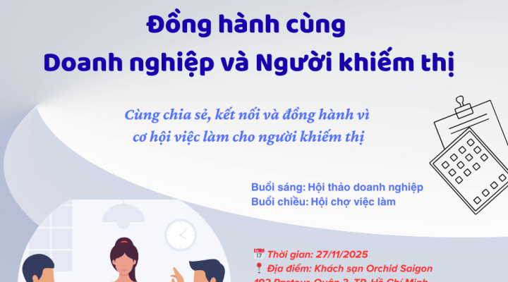 Cầu nối việc làm – Đồng hành cùng doanh nghiệp và người khiếm thị