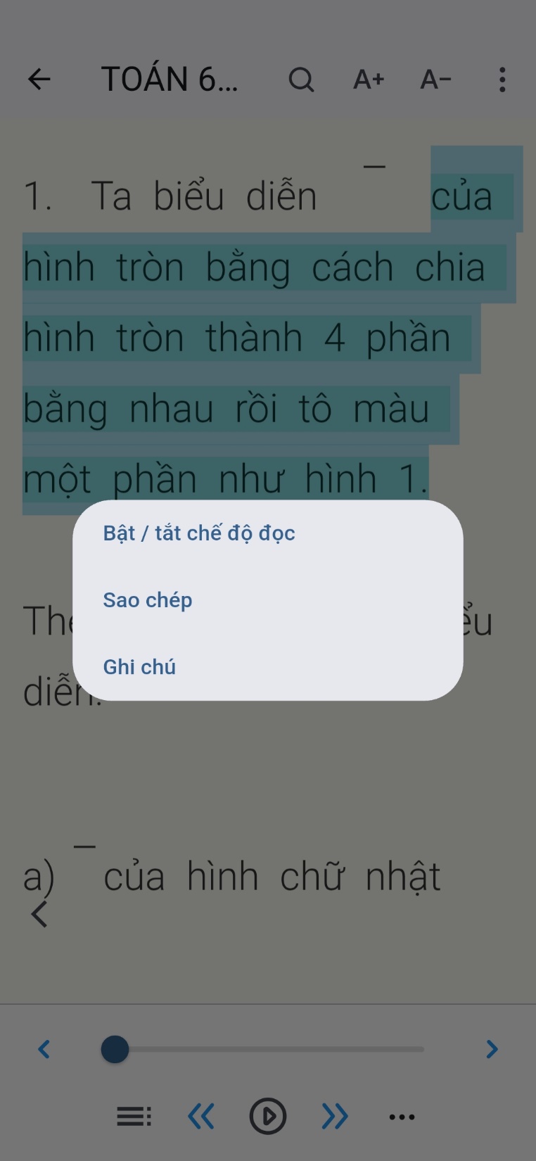Màn hình thêm ghi chú