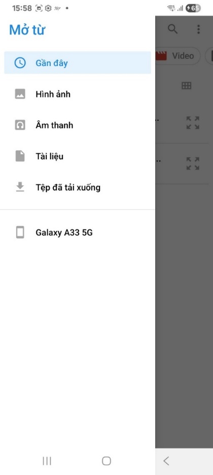 màn hình chọn đường dẫn chứa sách cần thêm vào